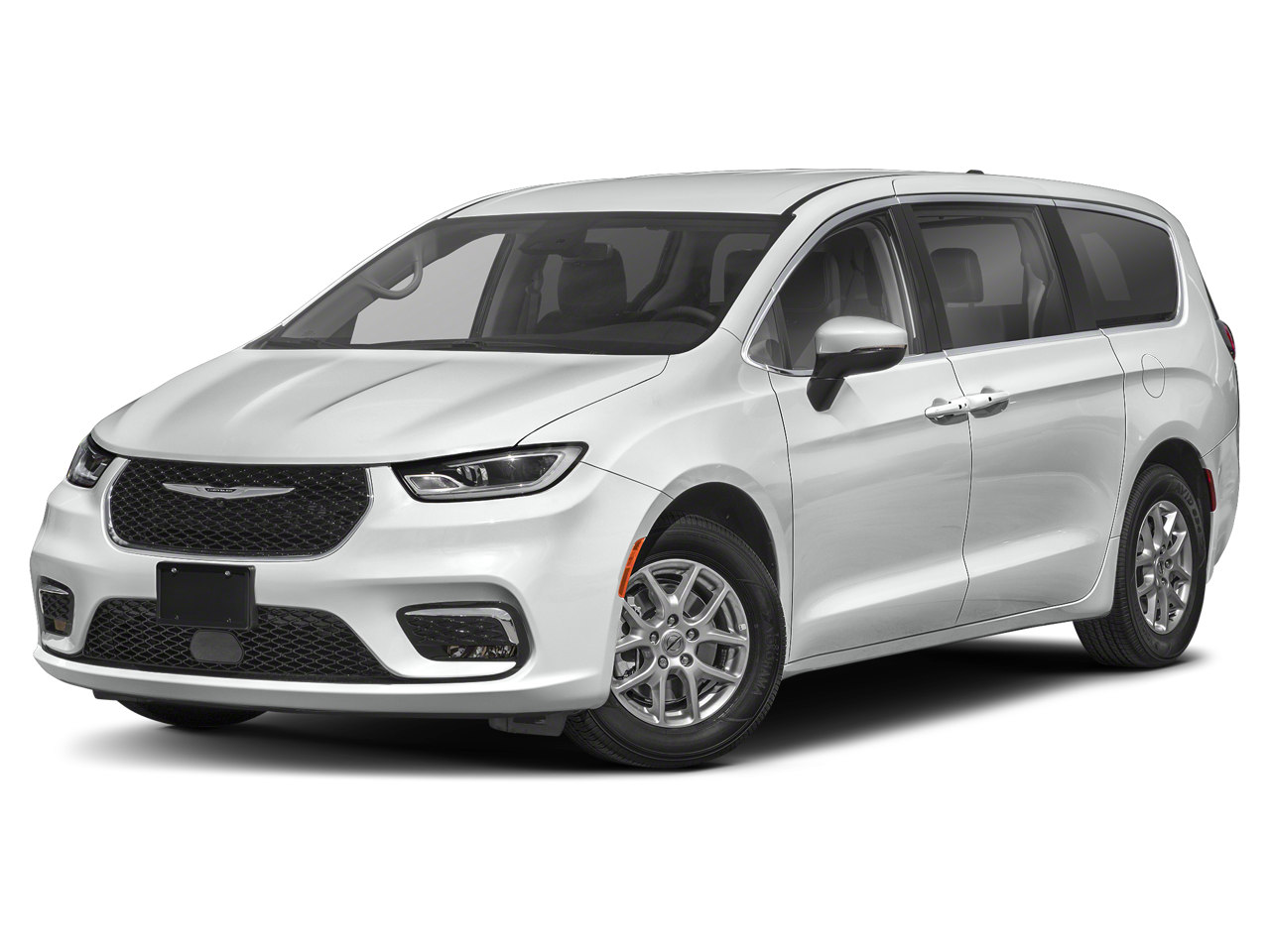 2024 Chrysler Pacifica Touring L in Bright White Clearcoat — front three-quarter view