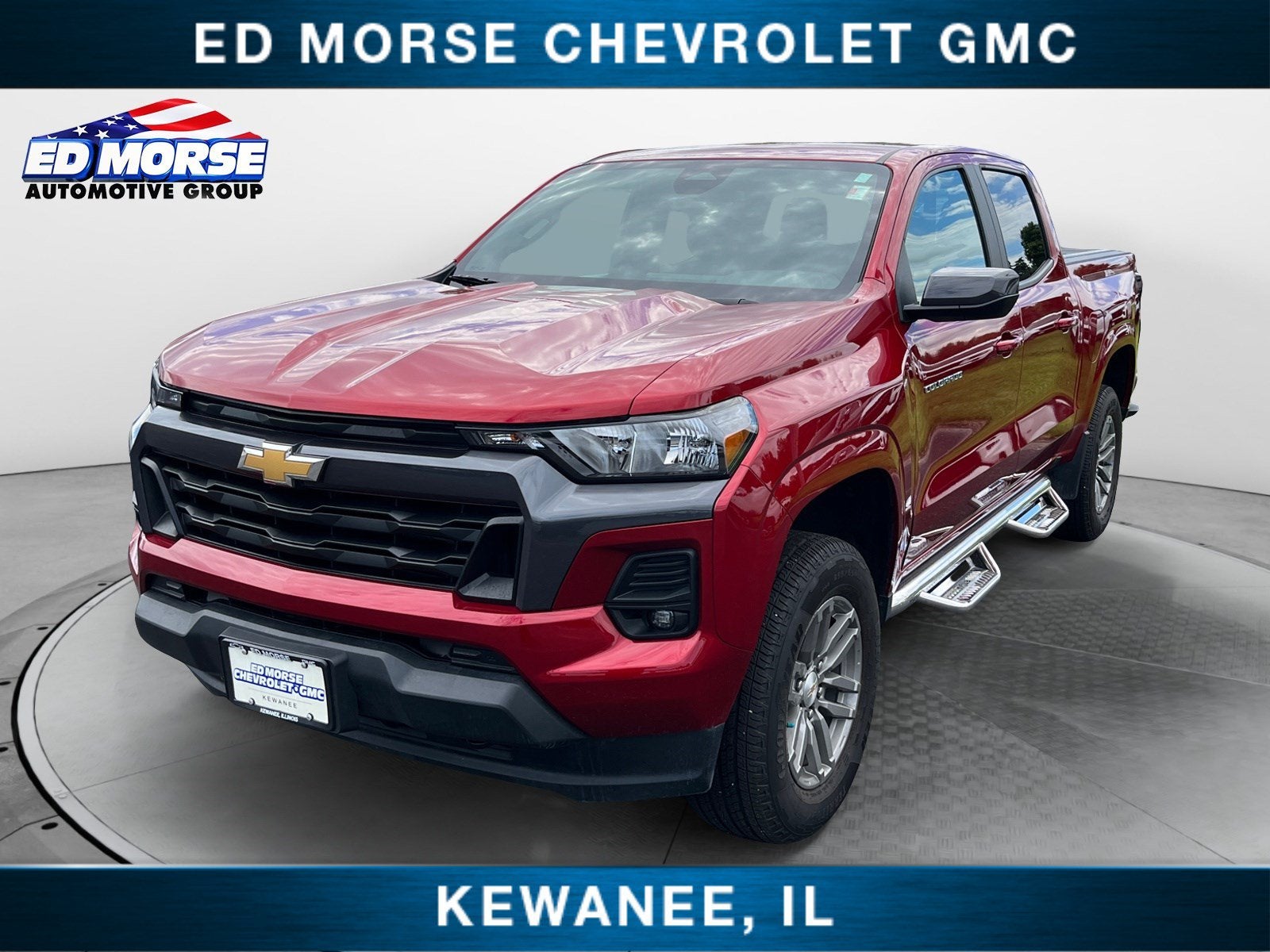 2023 Chevrolet Colorado LT in Radiant Red Tintcoat — front three-quarter view
