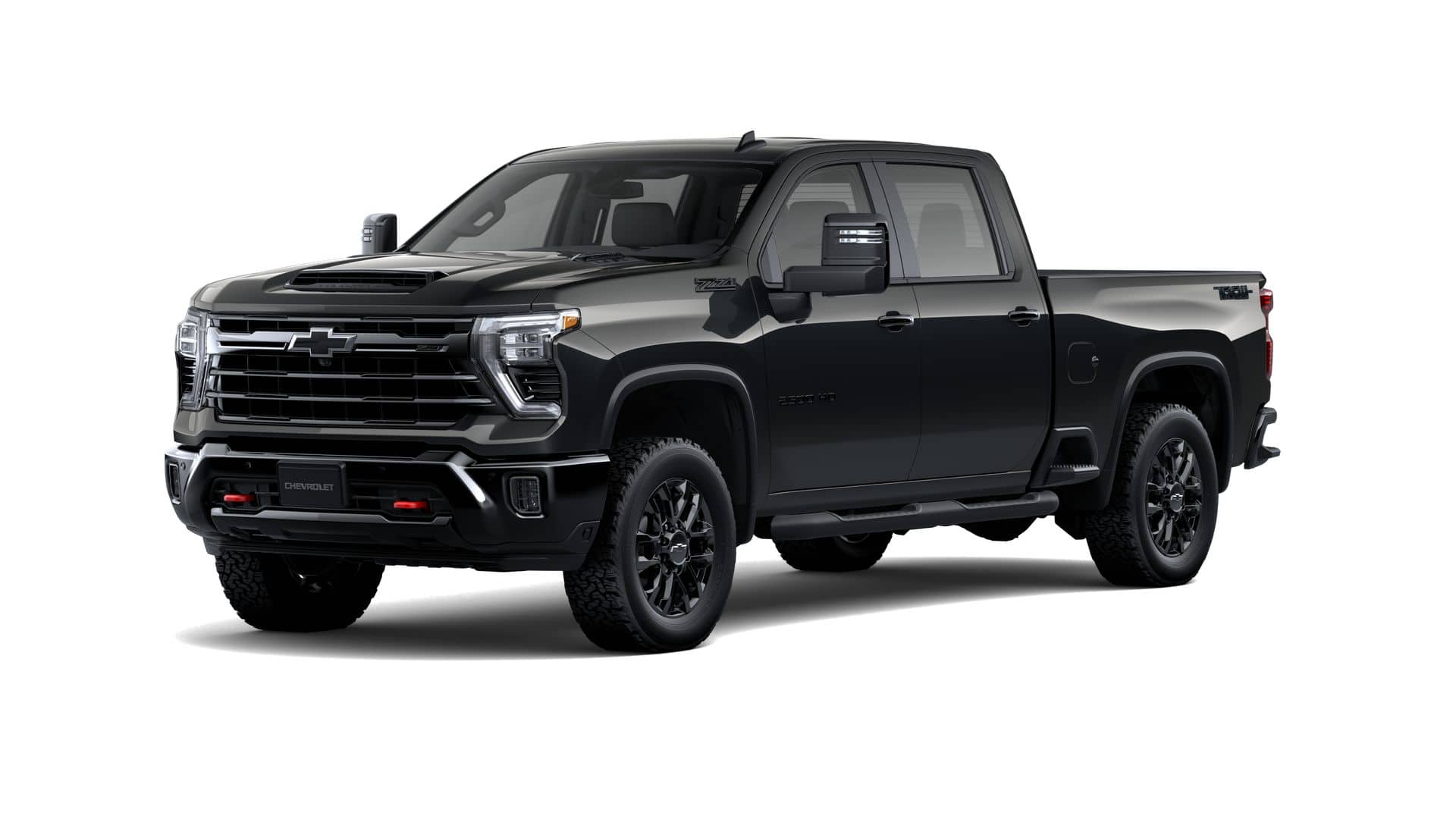 2026 Chevrolet Silverado 2500 HD LT in Black — front three-quarter view