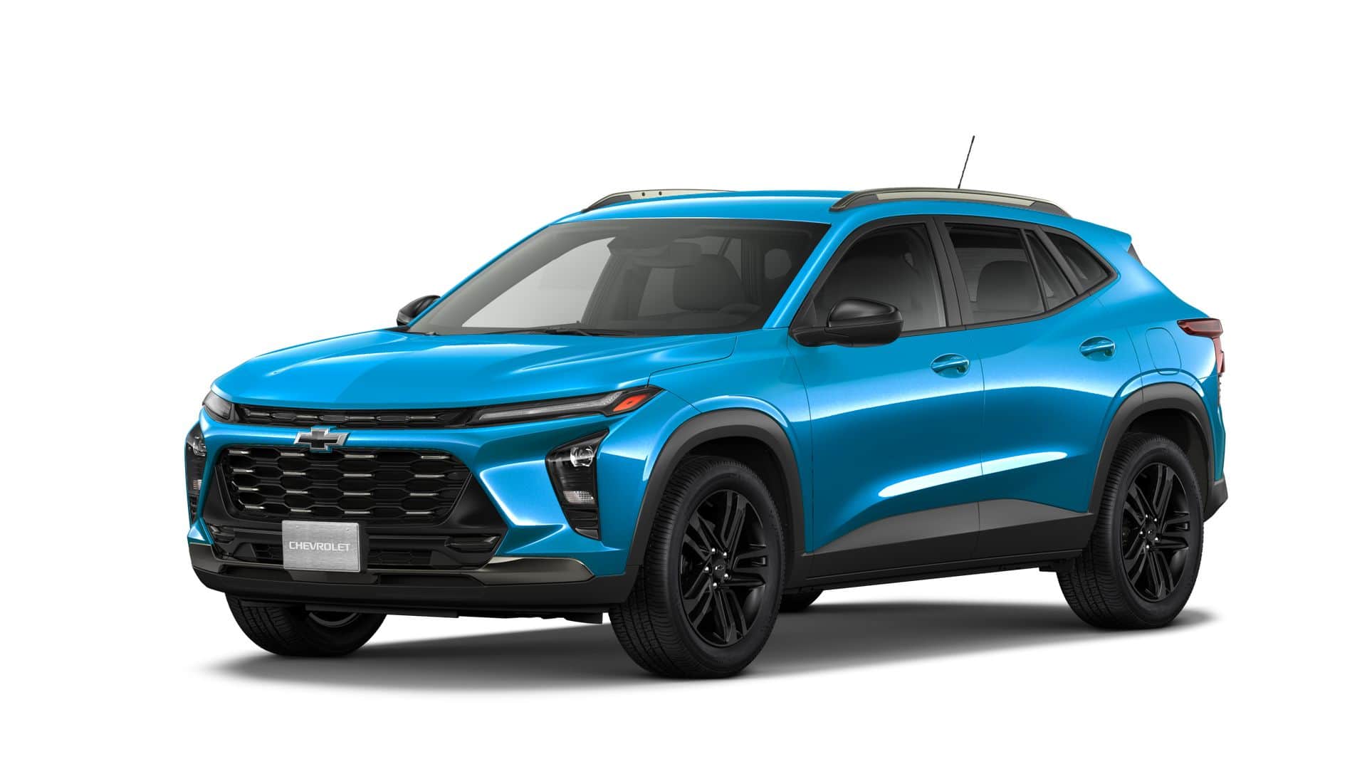 2026 Chevrolet Trax ACTIV in Marina Blue Metallic — front three-quarter view