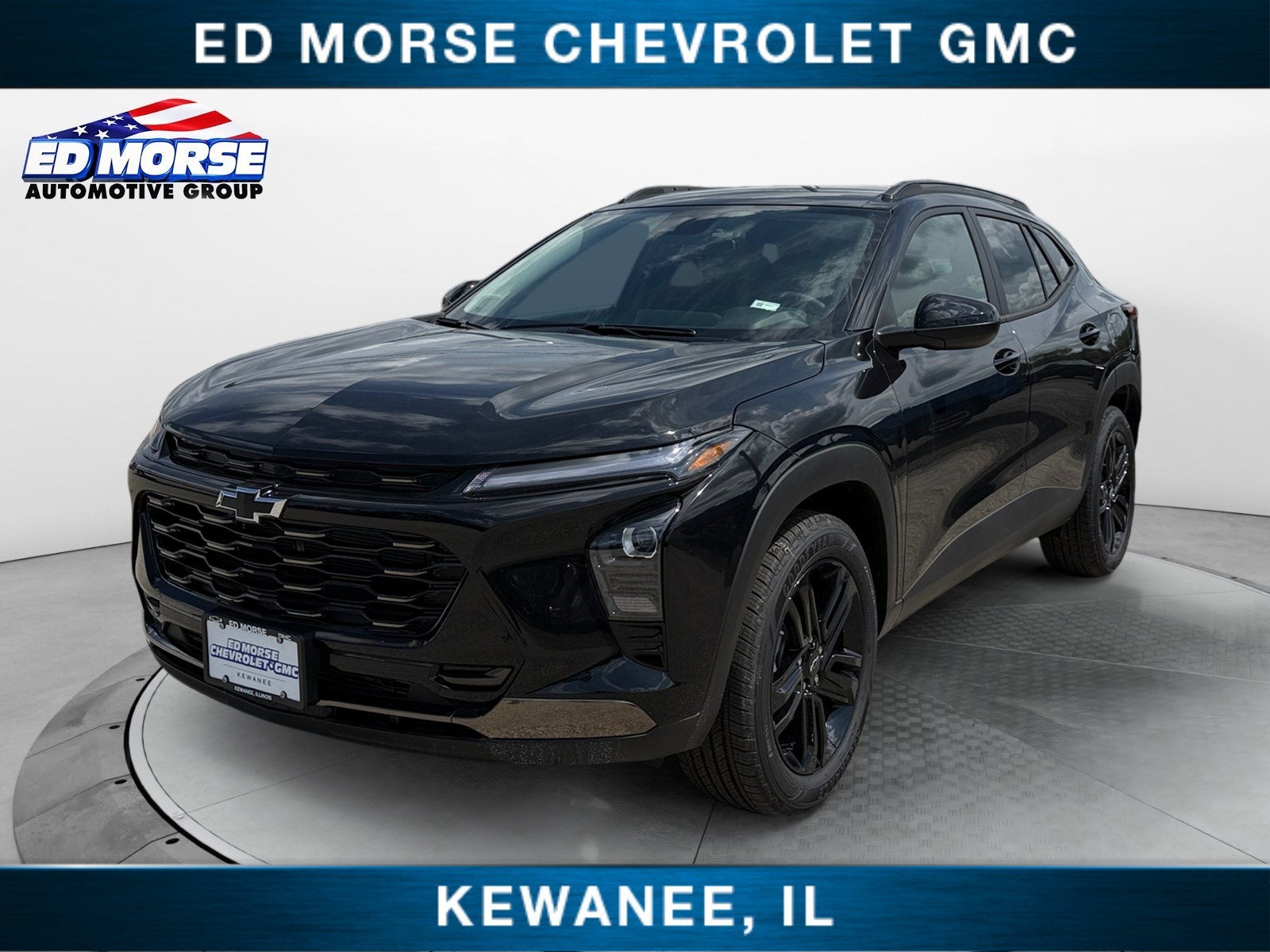 2026 Chevrolet Trax ACTIV in Mosaic Black Metallic — front three-quarter view